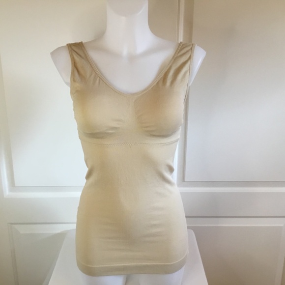 Women’s Compression V-Neck Cami Tummy Control Tank Top Shapewear - Picture 4 of 8